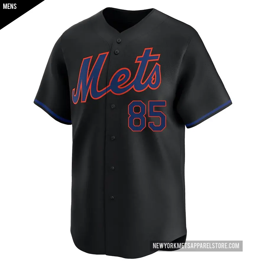 Men&#039;s New York Mets &#65283;85 Stephen Nogosek Limited Black Alternate Jersey